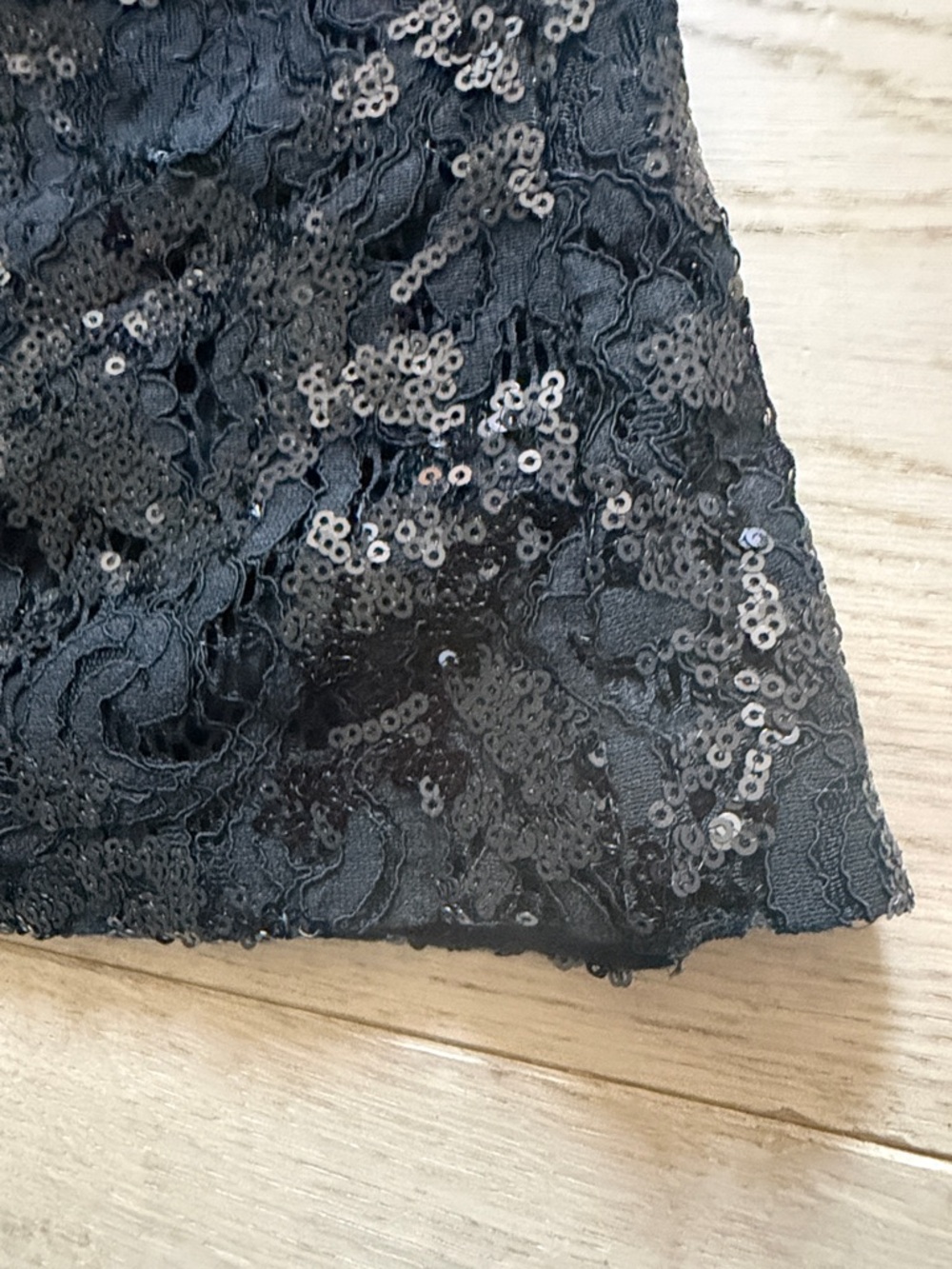 Free People Black Sequin Strapless Mini Dress, Size Small - Picture 12 of 12